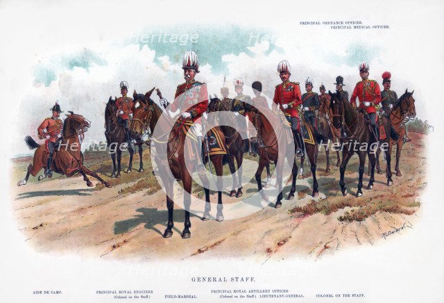'General Staff', 1902.Artist: R Simkin