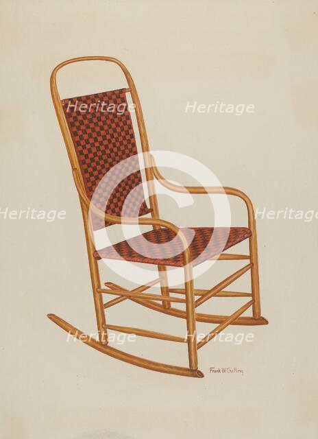 Rocking Chair, c. 1938. Creator: Frank Gutting.