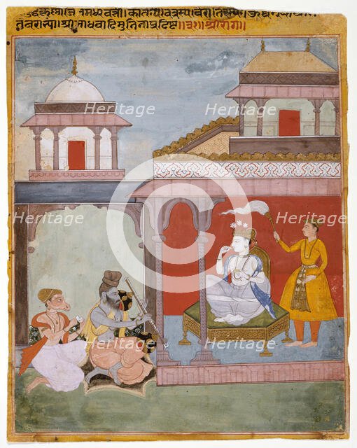 Shri Raga, Folio from a Ragamala (Garland of Melodies), c1625. Creator: Unknown.