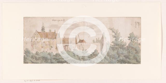 View of Kasteel Ooij, North Brabant, 1682. Creator: Josua de Grave.