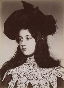 Denise Zola, ca. 1900. Creator: Emile Zola.