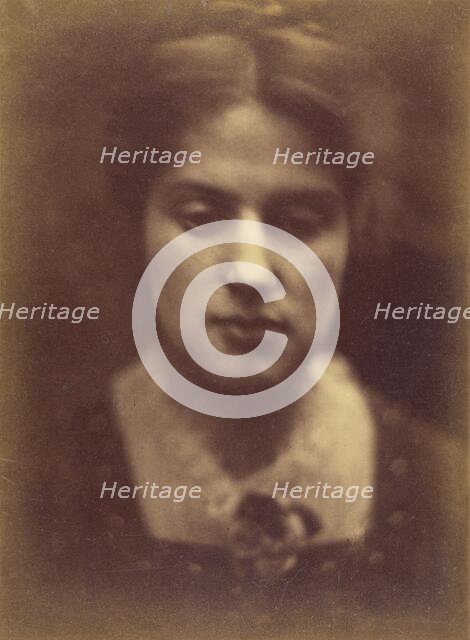 Marie Spartali, 1870. Creator: Julia Margaret Cameron.