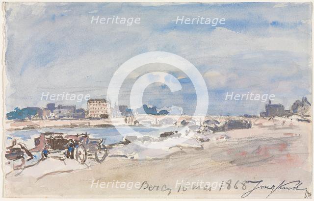 Bercy, 1868. Creator: Johan Barthold Jongkind (Dutch, 1819-1891).