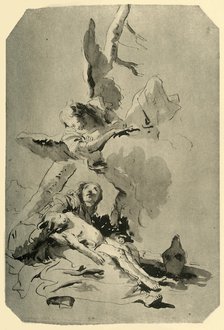 'Hagar and Ishmael', 1735, (1928). Artist: Giovanni Battista Tiepolo.