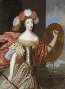 Portrait of Olympia Mancini (1638-1708), comtess of Soissons as Athena.