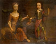 Two Children Of The Holte Family, 1800. Creator: Unknown.