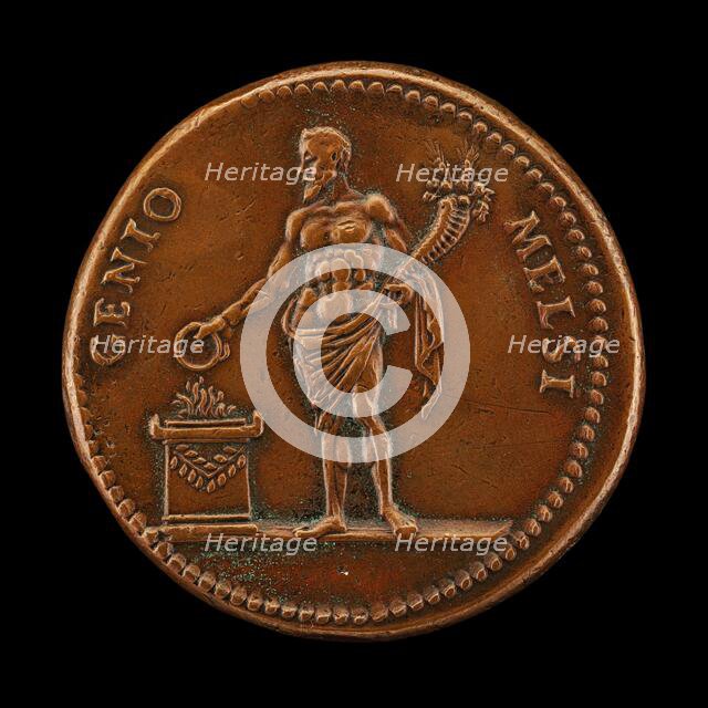 Mels as Genius, Sacrificing [reverse]. Creator: Giovanni da Cavino.