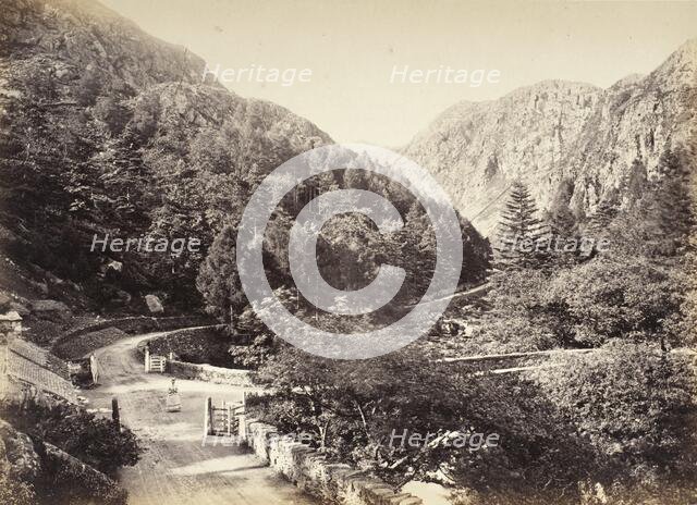Beddgelert, Pass Of Aberglaslyn, From The Road (515), Printed 1860 circa. Creator: Francis Bedford.