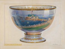 Punch Bowl, c. 1936. Creator: Charles Caseau.