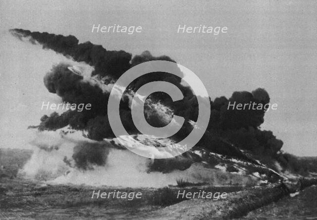 'Ce que L'ennemi a Voulu; Une diabolique invention allemande que les allies ont du adopter..., 1917. Creator: Unknown.