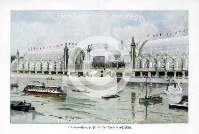 Palace of Horticulture, Paris World Exposition, 1889, (1900).Artist: Ewald Thiel