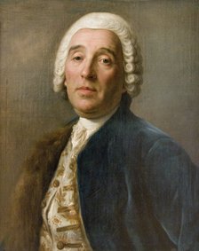 'Portrait of the architect Bartolomeo Francesco Rastrelli', 18th century. Artist: Pietro Rotari