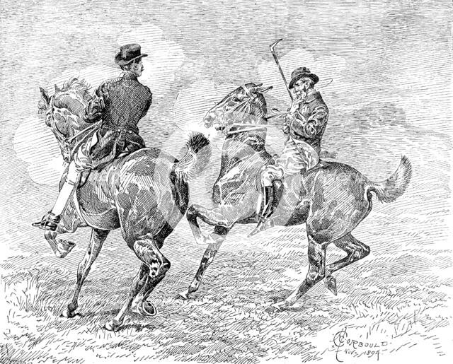 Advertisement for Géraudel's Pastilles, 1895. Creator: Alfred Chantrey Corbould.