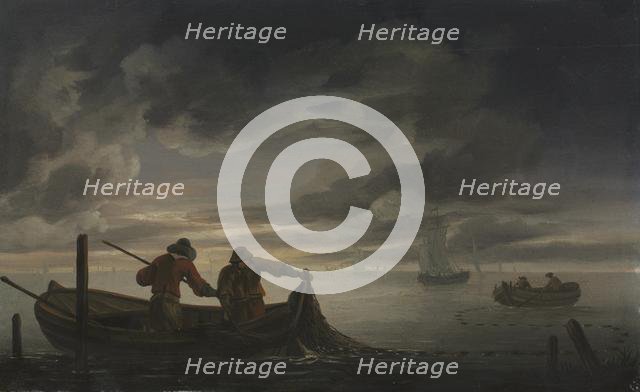 An Estuary Scene with Fisherman, second quarter of 1600s. Creator: Rafel Govertsz. Camphuysen (Dutch, 1597/98-1657), attributed to.