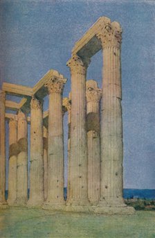 'The Temple of the Olympian Zeus at Athens', 1913. Artist: Unknown.