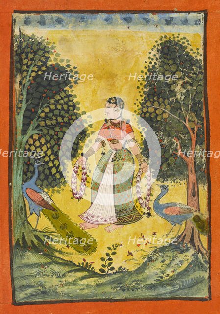 Kakubha Ragini, folio from a Ragamala, ca. 1630. Creator: Unknown.