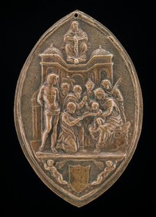 Madonna and Child with Saints. Creator: Unknown.