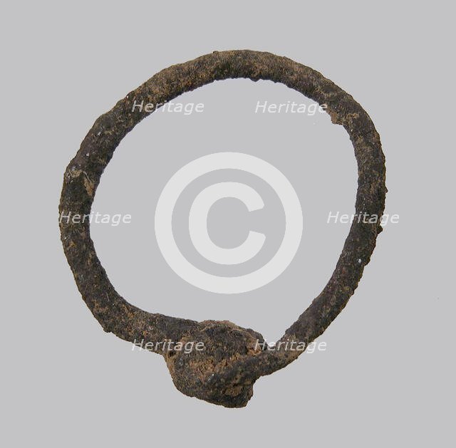 Earring, Frankish, 7th century. Creator: Unknown.