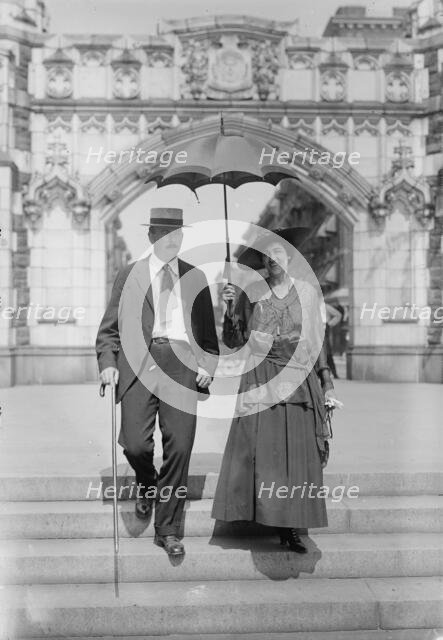 William Wheeler & wife, between c1915 and c1920. Creator: Bain News Service.