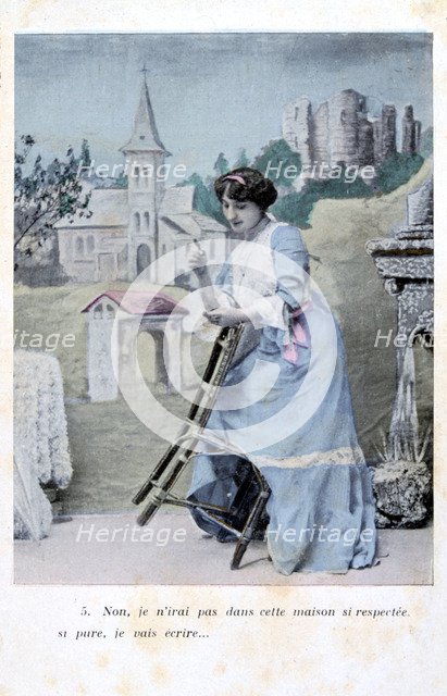 French postcard, c1900. Artist: Unknown