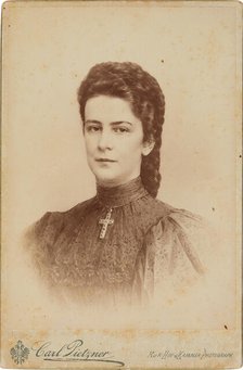 Portrait of Elisabeth of Bavaria, 1897. Creator: Pietzner, Carl (1853-1927).