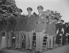 Commencement exercises at Howard University, Washington, D.C, 1942. Creator: Gordon Parks.