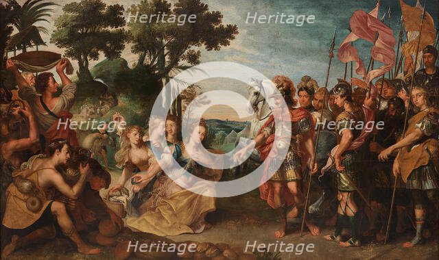 David und Abigail, Early 17th century. Creator: Voet, Matthijs (active Early 17th century).