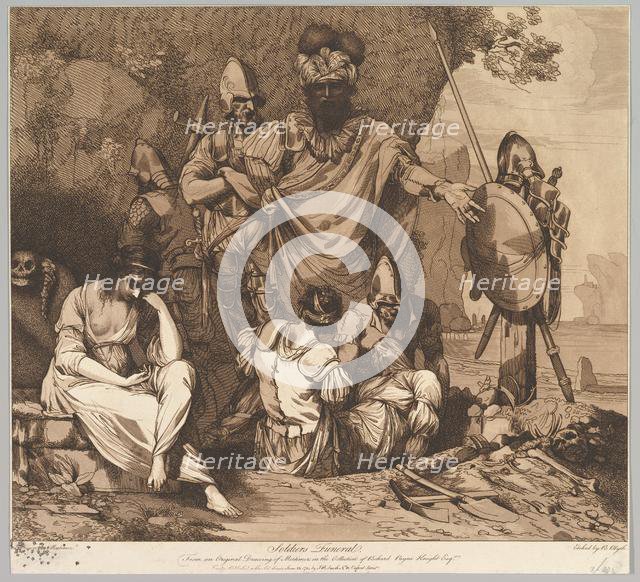 Soldier's Funeral (from The Life and Death of a Soldier), May 1, 1781. Creator: Robert Blyth.