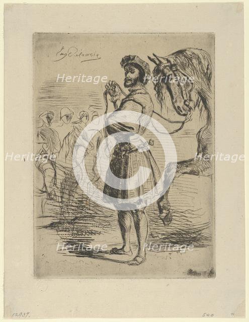A Nobleman from the Time of Francis I, 1833., 1833. Creator: Eugene Delacroix.