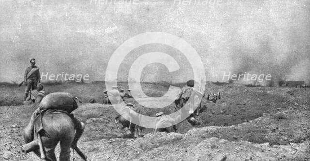 'La Supreme Offensive Russe; Le 1st juillet 1917, a 'Ouest de Tarnopol, au nord du secteur..., 1917. Creator: Unknown.