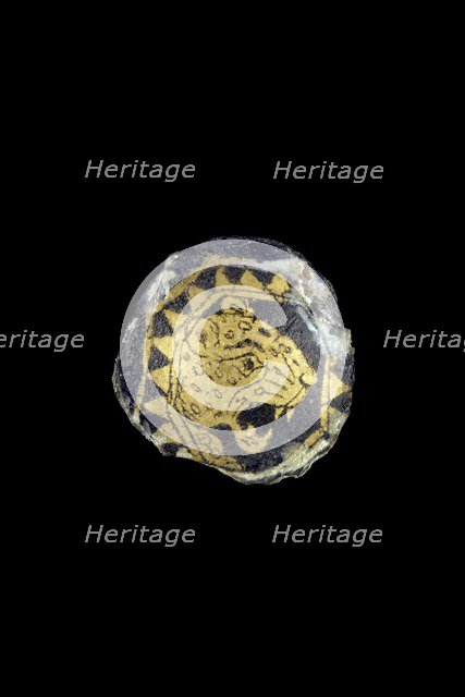 Glass fragment, 3rd-4th century. Artist: Unknown.