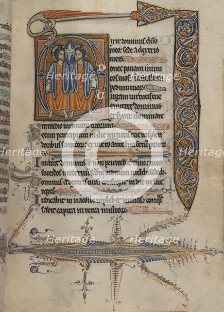 Psalter,  c.1240. Creator: Workshop of William de Braile.