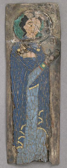 Plaque of The Virgin, Byzantine, 12th century. Creator: Unknown.