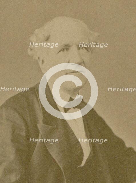 Portrait of Mathurin-Augustin Balthazar Barbereau (1799-1879), 1879. Creator: Franck (François Gobinet de Villechole) (1816-1906).