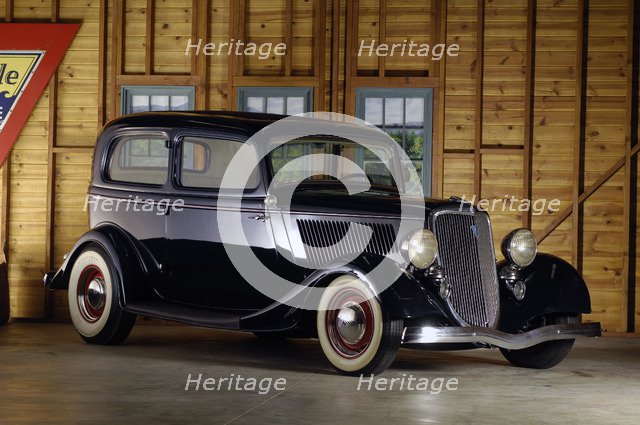 Ford Sedan custom 1934. Artist: Simon Clay.