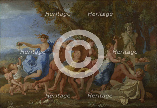 A Bacchanalian Revel before a Herm, 1632. Artist: Poussin, Nicolas (1594-1665)