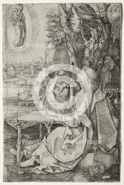 St. John on the Island of Patmos. Creator: Ludwig Krug (German, 1490-1532).