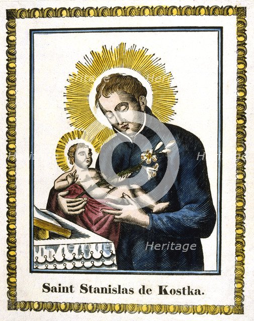 St Stanislas Kostka, 16th century Polish Saint, 19th century. Artist: Anon