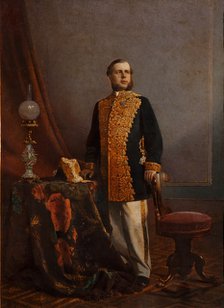 Portrait of Vasily Yuryevich Poznansky (1828-1900), 1860s. Artist: Anonymous  