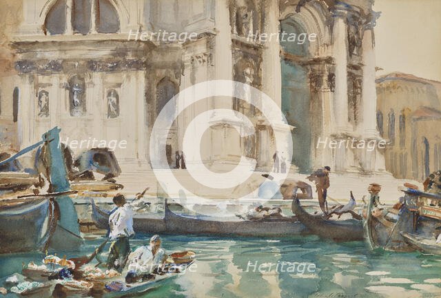 The Façade of La Salute, Venice, c1903. Creator: Sargent, John Singer (1856-1925).