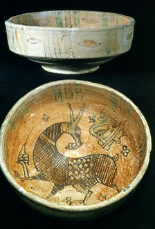 Ceramic Bowls, Kairouan, Tunisia, 10th Century. Artist: Unknown