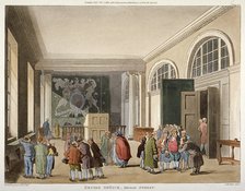Interior of the Excise Office, Old Broad Street, City of London, 1810. Artist: Thomas Sutherland