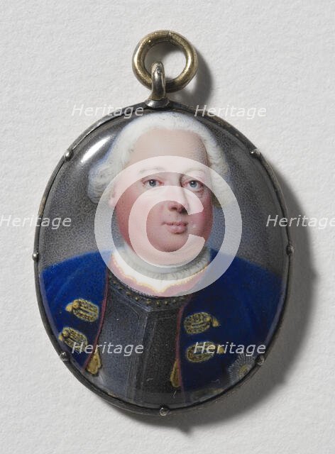 Frederick Wilhelm I, 1688-1740, King of Prussia, Elector of Brandenburg, early-mid 18th century. Creator: Johann Harper.