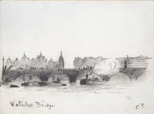 Study of Waterloo Bridge, c1900. Artist: Camille Pissarro.