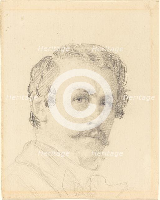 Self-Portrait, c. 1850. Creator: Eastman Johnson.