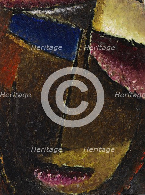 Small abstract head, 1934. Creator: Javlensky, Alexei, von (1864-1941).