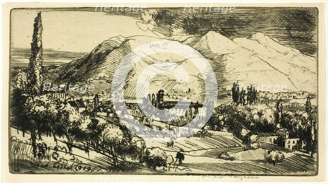 In the Tuscan Hills, 1909. Creator: Donald Shaw MacLaughlan.