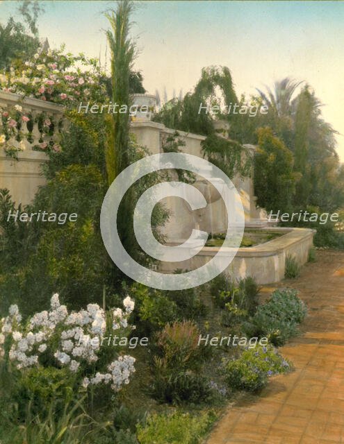 Mrs. Eldridge Merick Fowler house, 363 Grove Street, Pasadena, California, 1917. Creator: Frances Benjamin Johnston.