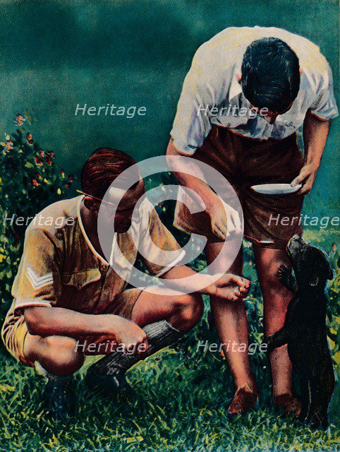 A Singapore Mascot of the RAF, 1940. Artist: Unknown