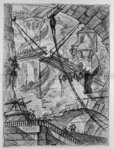 The Drawbridge. From the series The Imaginary Prisons (Le Carceri d'Invenzione). Artist: Piranesi, Giovanni Battista (1720-1778)